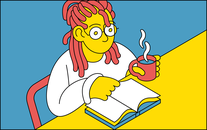 Female reading the Bible with coffee